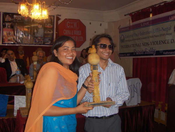 Spreading Peace in Nepal-October 2, 2007