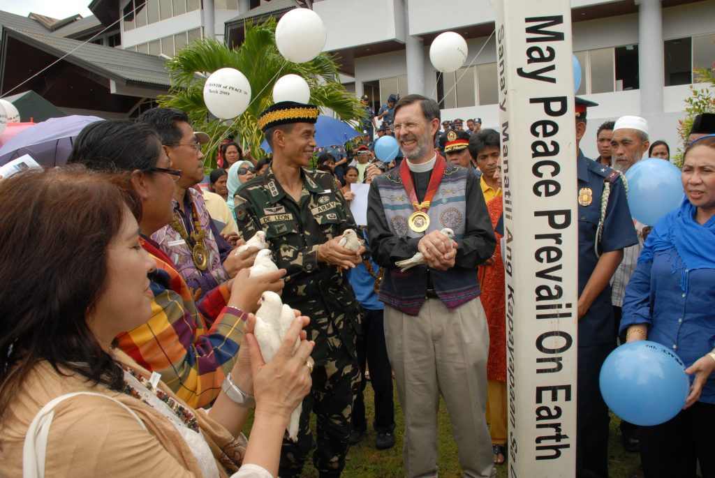 Peace Pole planted in the Philippines