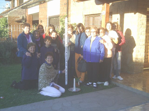 Peace Pole Planted in Los Polvorines, Argentina