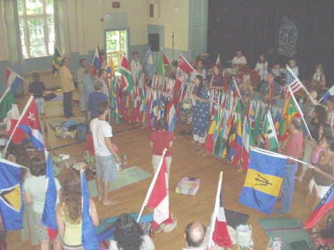 World Peace Prayer and Flag Ceremony in Kent, Connecticut-USA