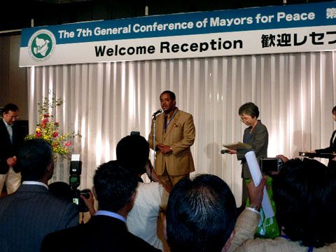 Peace Representative on Peace Mission in Japan