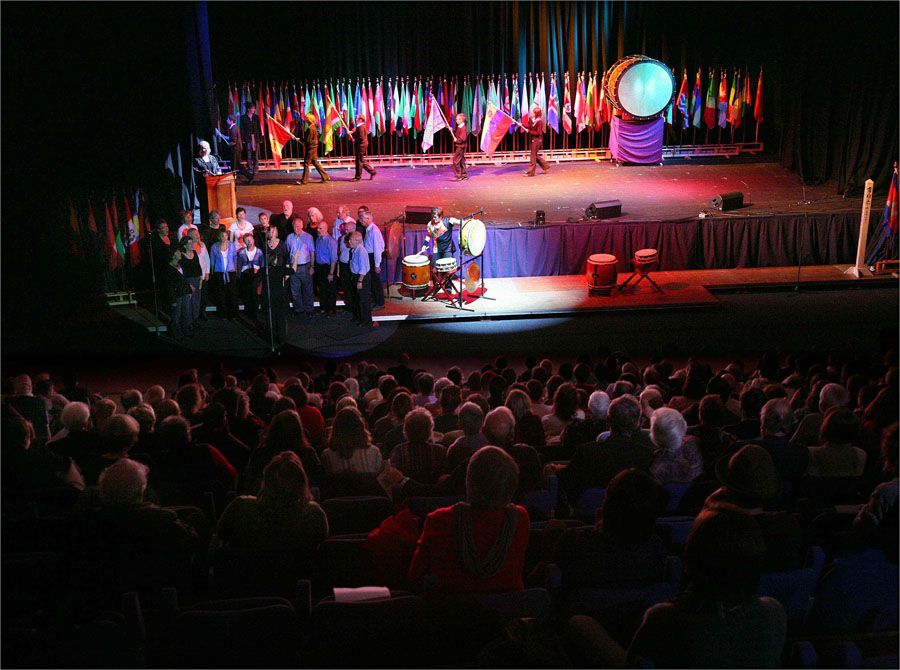 The World Peace Flag Ceremony and Global Peace Concert, Dumfries, Scotland