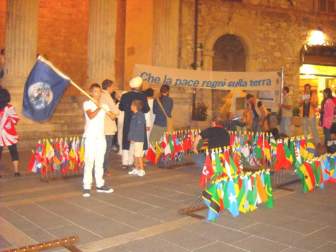 World Peace Prayer and Flag Ceremony in Assisi- Italy
