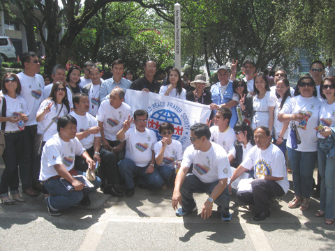 WPPS Peace Rep. News:  Peace Pole in Baguio City, Philippines