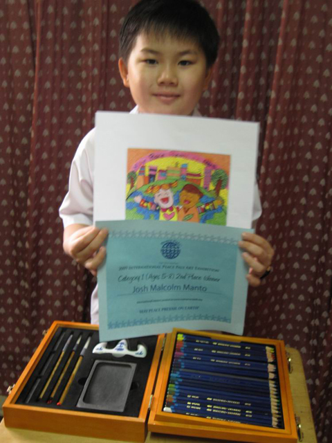 2nd Place Winner: Peace Pals International Art Exhibition-Philippines
