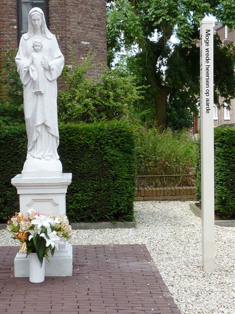 Peace Pole in Doenrade, Limburg, The Netherlands
