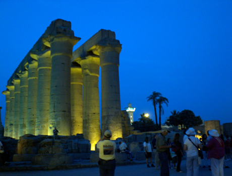 Peace Pole Dedication, Temple of Luxor, Egypt