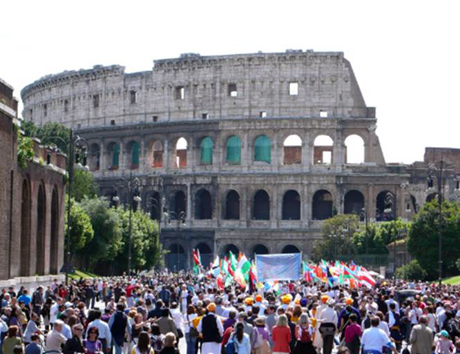 World Peace Prayer and Flag Ceremony in Rome, ITALY