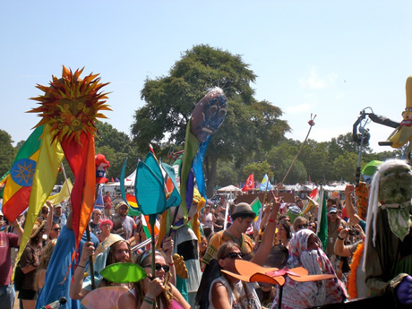 May Peace Prevail On Earth at GATHERING of the VIBES, Connecticut-USA