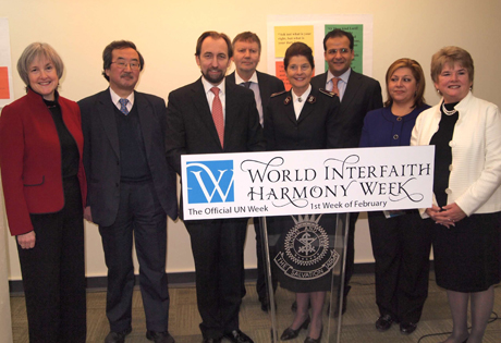 The Committee of Religious NGOs Helps Launch the First Annual WORLD INTERFAITH HARMONY WEEK, 1-7 February