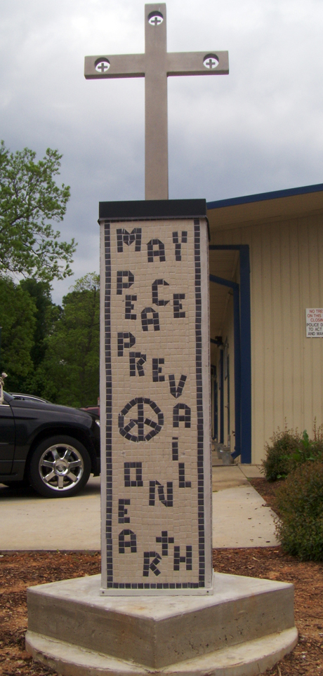 Creative Expression with Community effort:  May Peace Prevail On Earth, North Carolina-USA