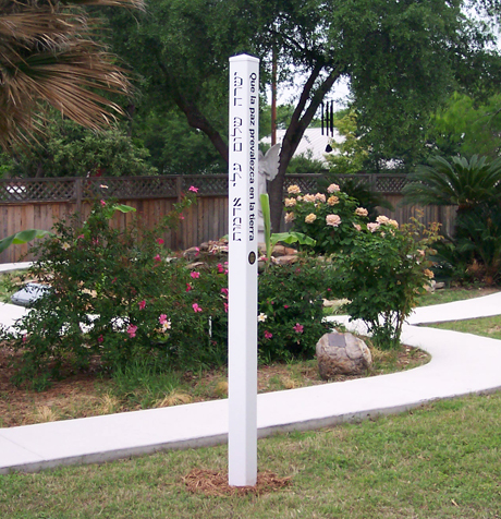 Peace Pole Dedication – River City Living Church, San Antonio TX-USA