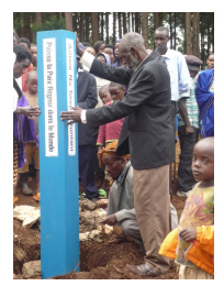 Peace Pole Planting Ceremony in Rulindo – RWANDA