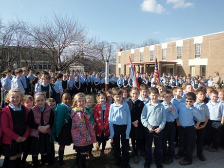 St. Genevieve celebrates Catholic Schools Week, Flourtown, PA-USA