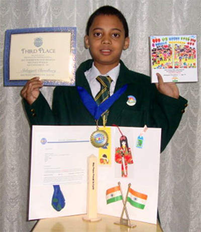 Shibajyoti Choudhury - Age 10 - India - Third Place Winner.