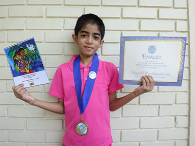 Viruja V. Handunpathirana Age 6 From Sri Lanka - Finalist