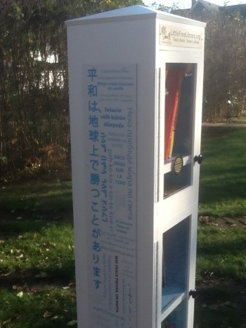 Peace Pole Little Free Library 4