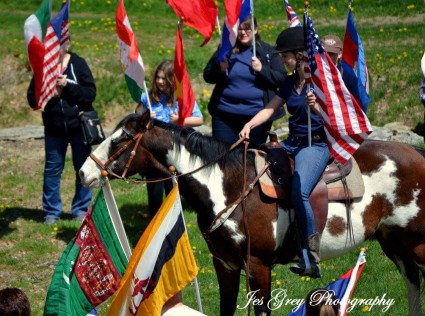 LOHRF horse and flags