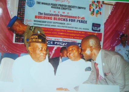 Mojima Etokudo, WPPS Representative in Nigeria (on right) 