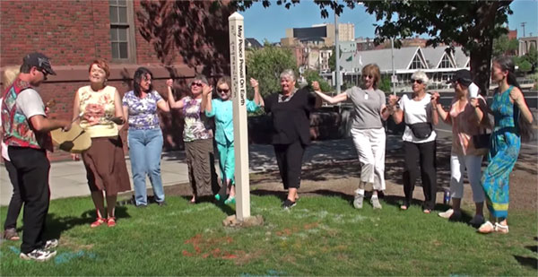 May Peace Prevail on Earth. A Peace Pole Dedication Ceremony.