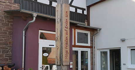 Ideas to Decorate a Peace Pole – Reichenbach, Waldbronn, Germany