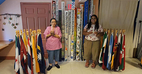 Rotarians from the Lagrangeville Sunrise Rotary Club visit The World Peace Sanctuary, Wassaic, New York-USA