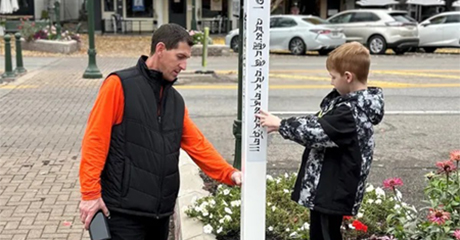 Rotary Club of Granville dedicates Peace Pole in Downtown Granville, Ohio – USA