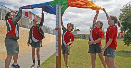 Yanchep Rise Primary School unveils new Peace Pole – Yanchep,  WA – AUSTRALIA
