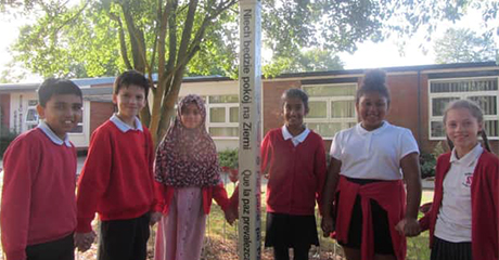Rotary Club offers Schools to Apply for a Peace Pole – Warwickshire – ENGLAND