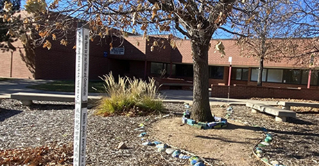 Peace Pole remains for new community park, Westminster, Colorado – USA