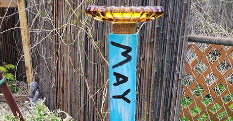 Peace Pole created with the inspiration from May Peace Prevail On Earth International and The Peace Pole Project—USA
